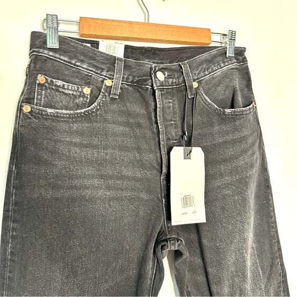 Levi's 501 | Black Canyon High Waist Crop Jean Size 28 NWT - Picture 3 of 14